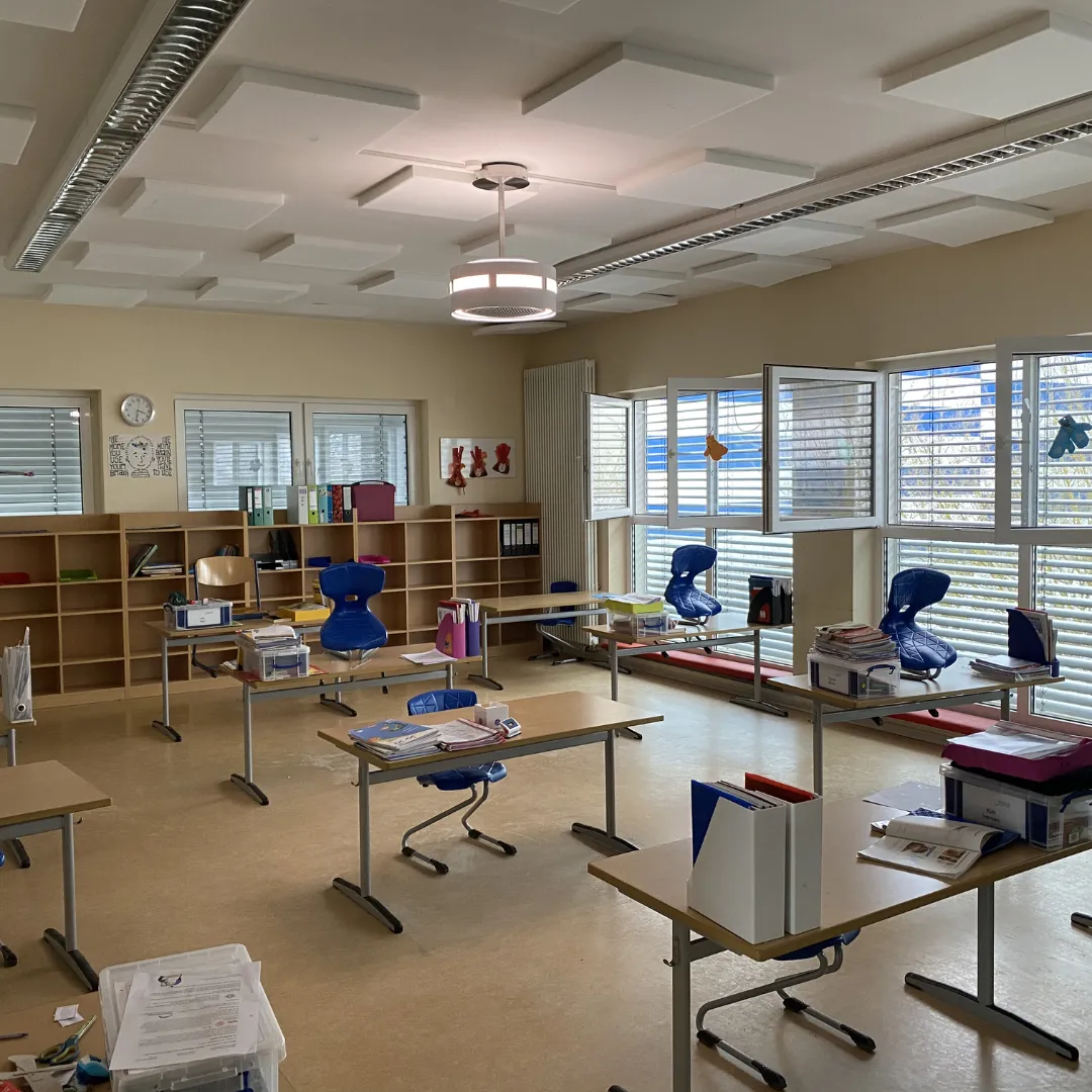 Schulklassenzimmer Luftqualität